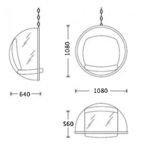 Кресло Bubble Chair