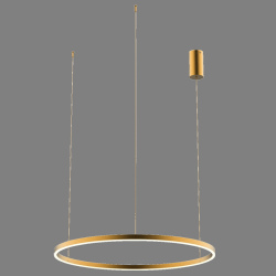 Ring Horizontal brushed gold