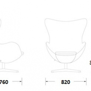 Кресло Egg Aviator